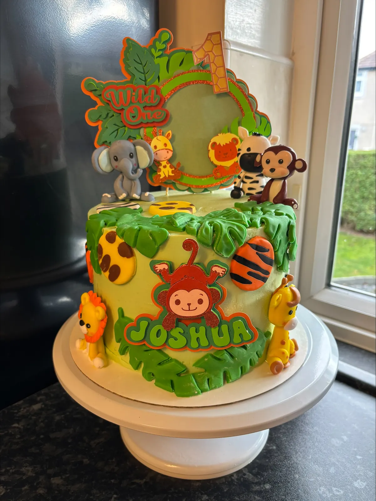 Safari birthday cake